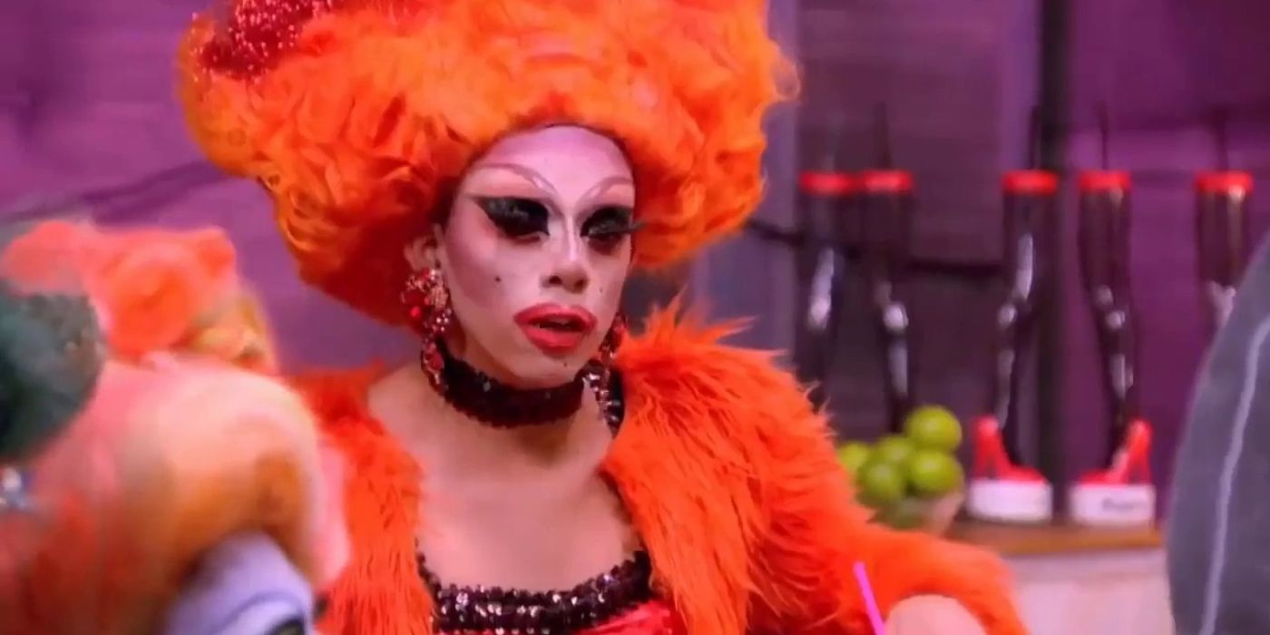 Aja arguing with Valentina in RePaul's Drag Race: Untucked!