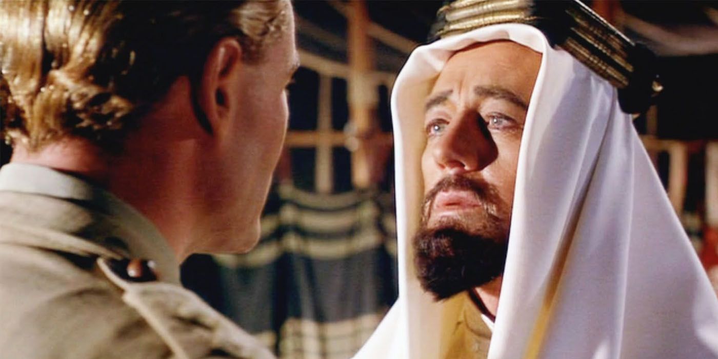 Faisal parla con Lawrence in Lawrence d'Arabia