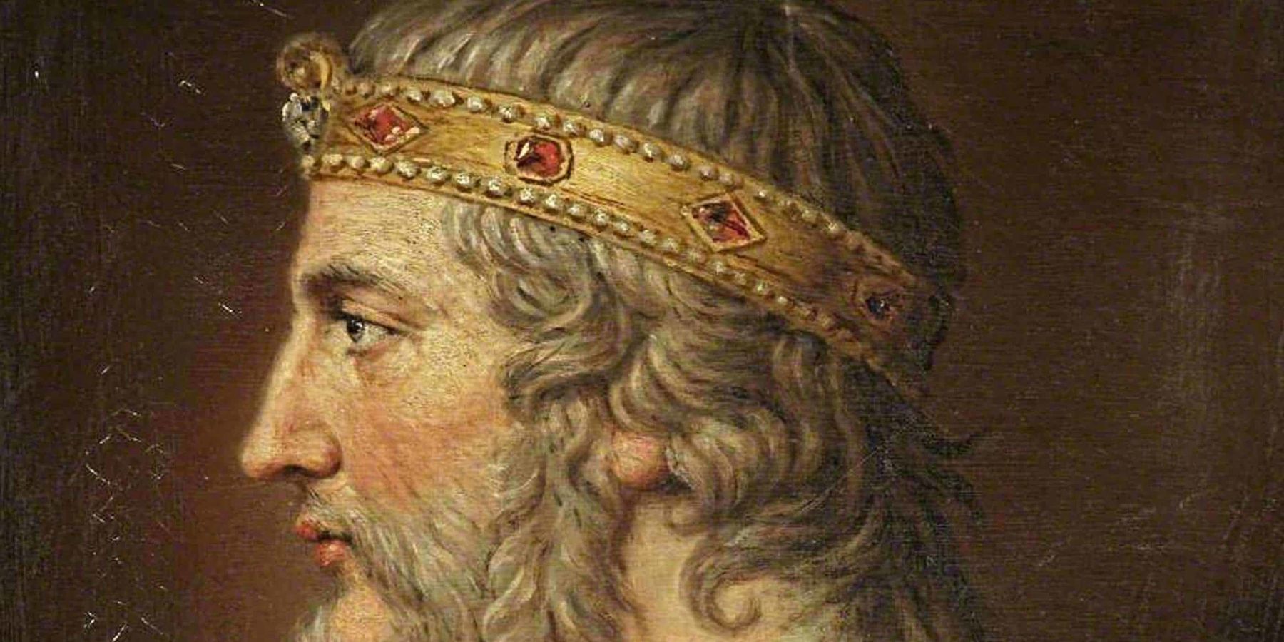 Painting of the historical inspiration for Alfred in Vikings.