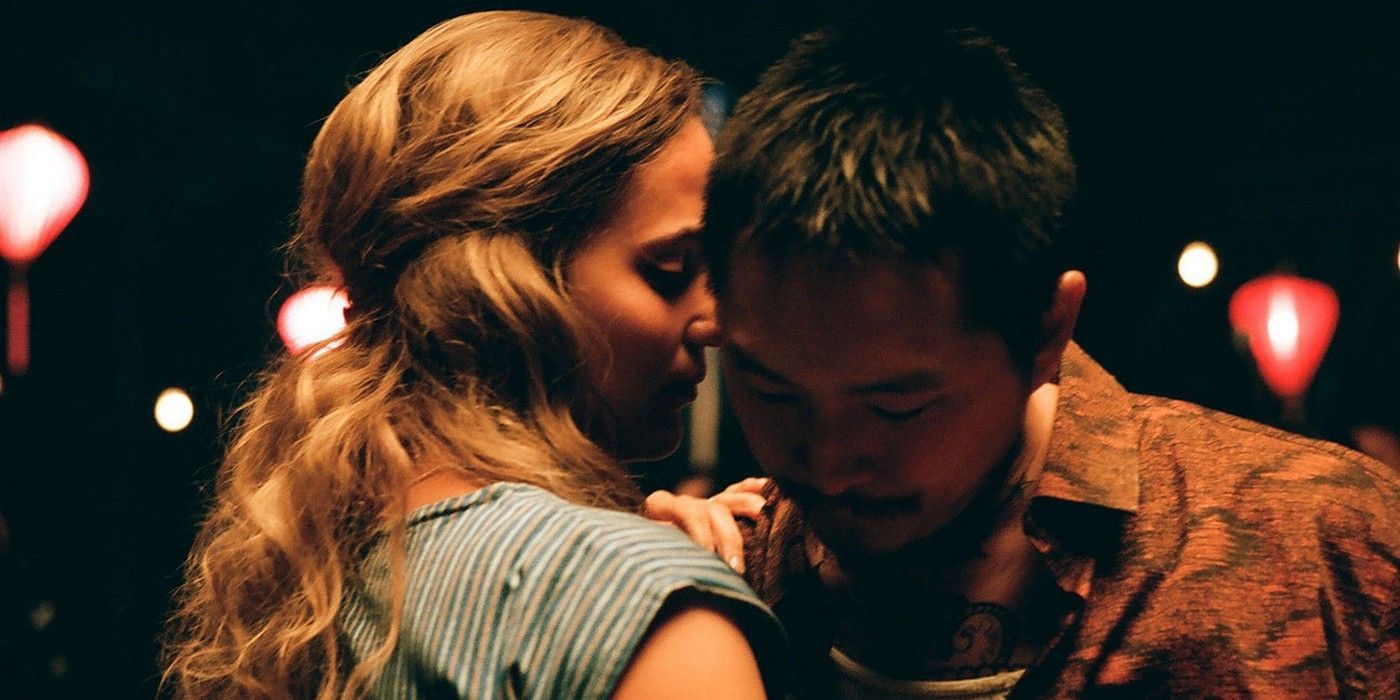 Alicia Vikander and Justin Chon in Blue Bayou