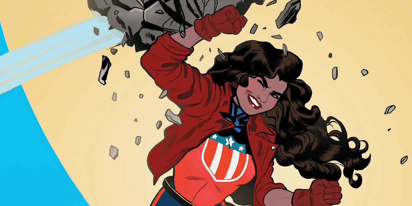 America Chavez fighting in Young Avengers comic