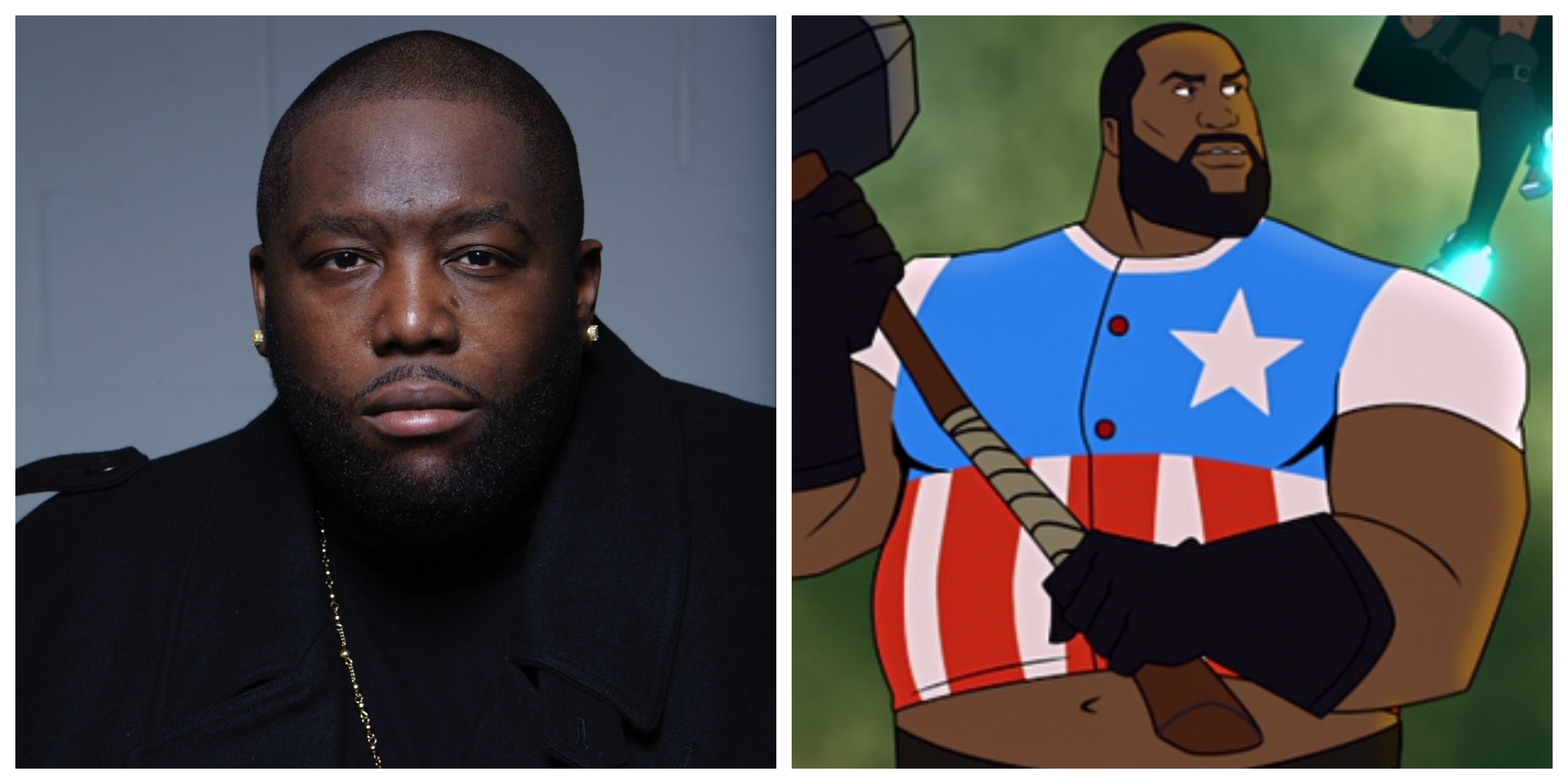 Killer Mike as John Henry in America: The Motion Picture on Netflix