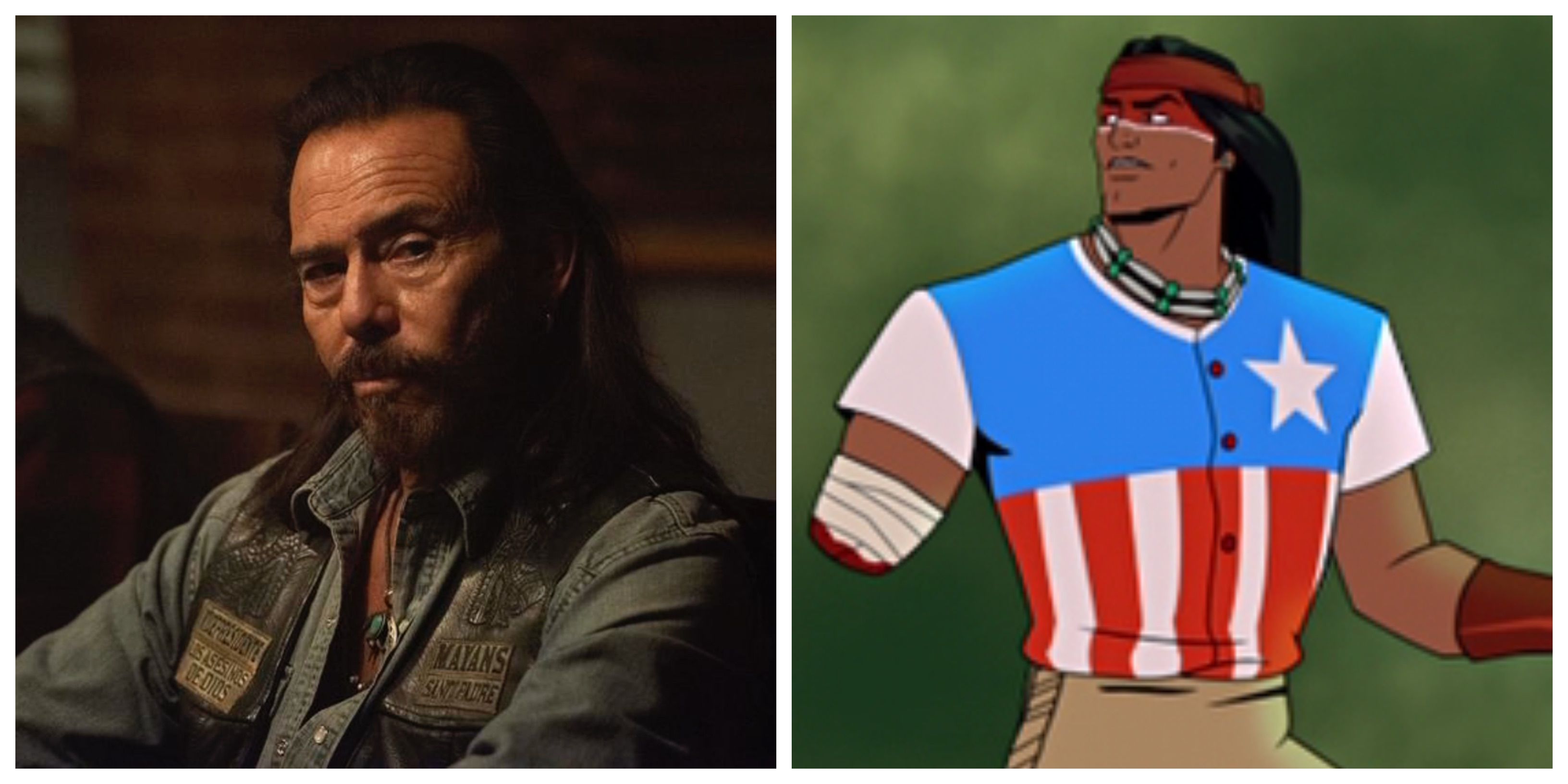 Raoul Trujillo as Geronimo in America: The Motion Picture on Netflix
