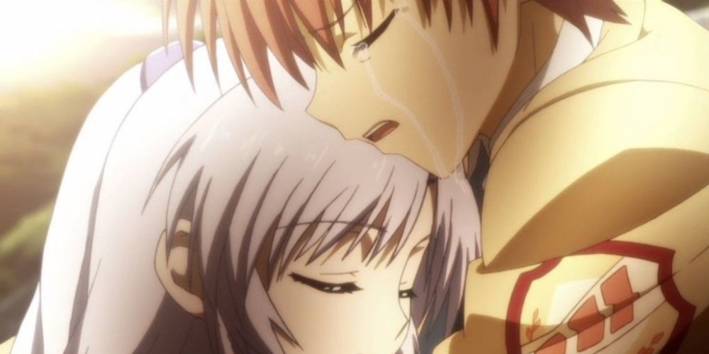 Still from the Angel Beats anime series.