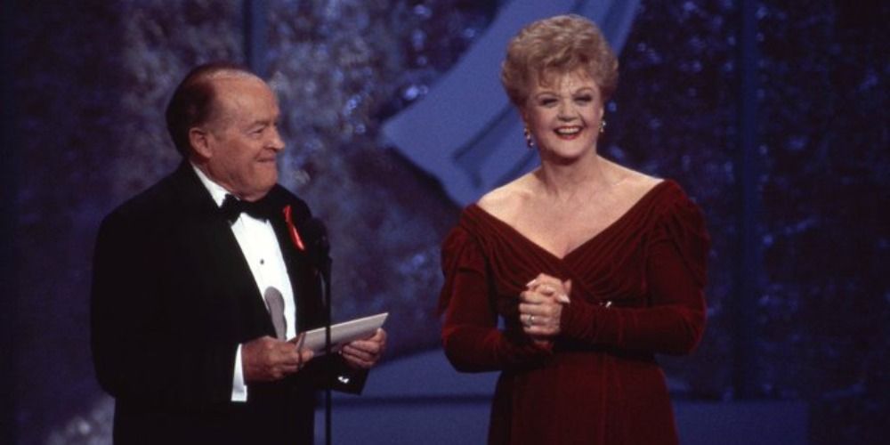 Angela Lansbury cracks jokes while hosting the 45th Annual Primetime Emmy Awards