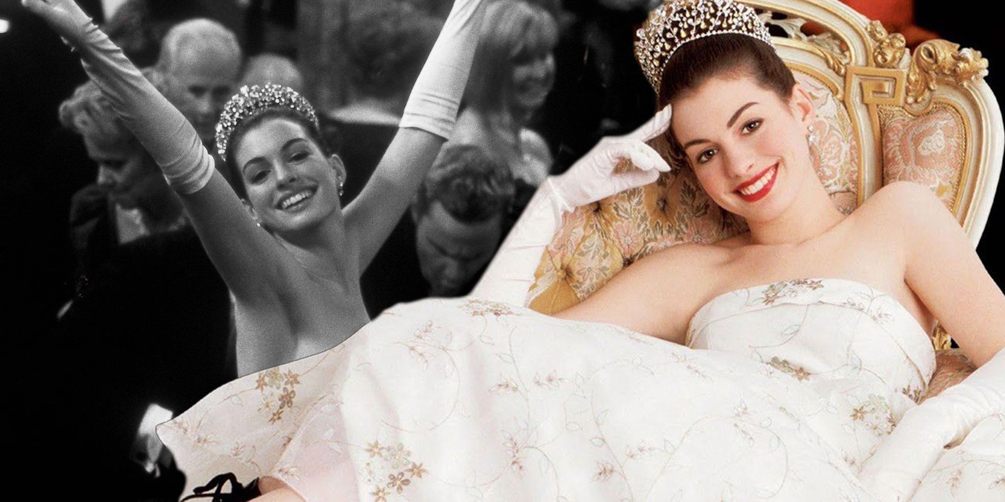Anne Hathaway celebrates The Princess Diaries