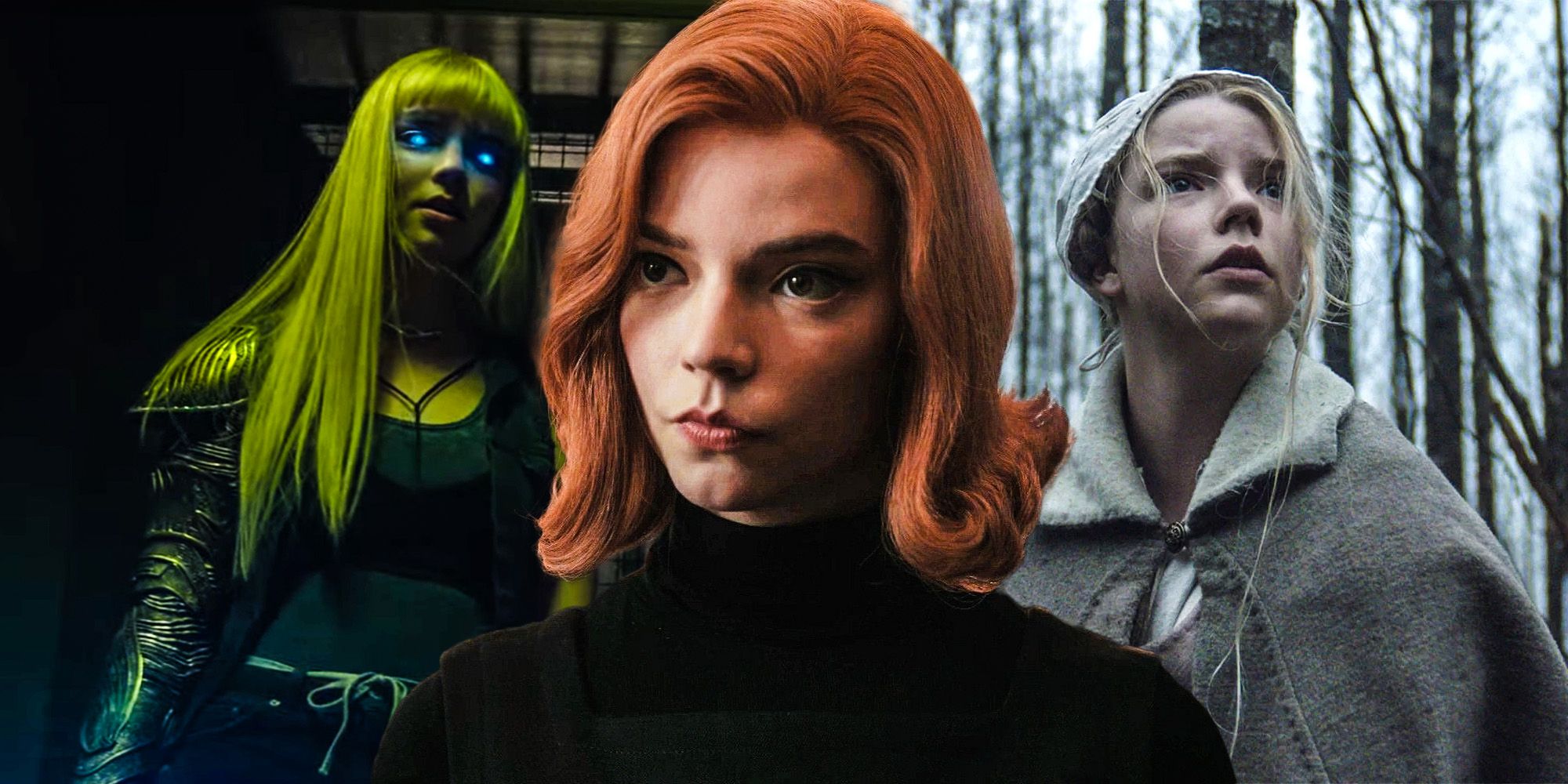 Anya Taylor Joy roles New Mutants Queens gambit The witch