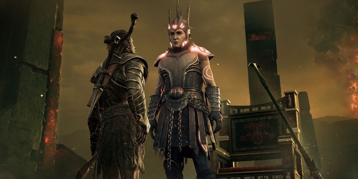 Alexios faces Hades in the Torment of Hades DLC in Assassin's-Creed-Odyssey