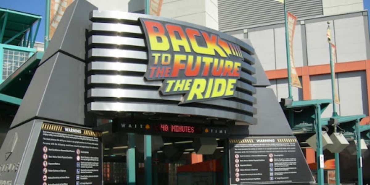 Back to the Future Ride Universal Studios