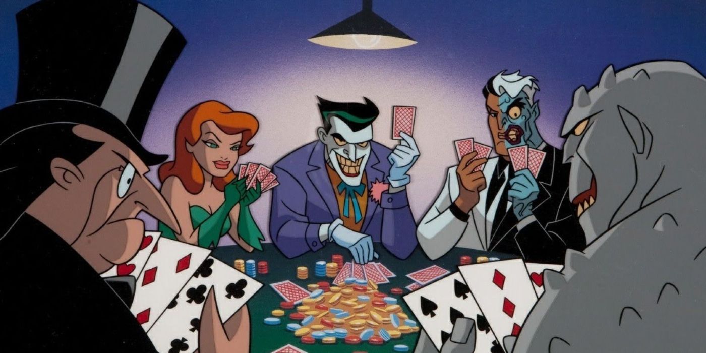 The Joker and other villains from the Batman Animated series.