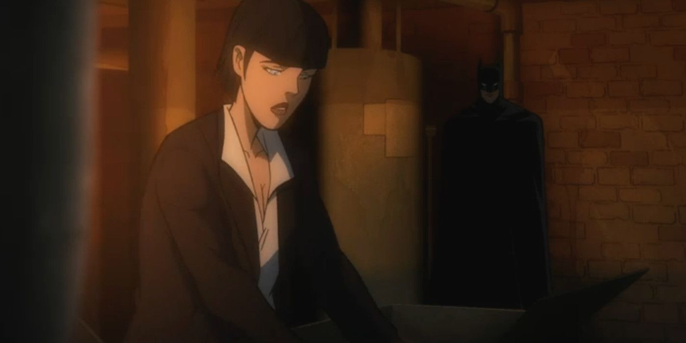 Batman The Long Halloween Part 2 Gilda Dent and Batman