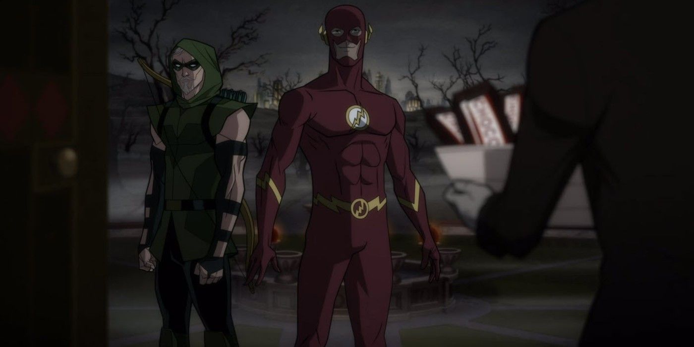 Batman The Long Halloween Part 2 Green Arrow and The Flash in Post Credits Scene