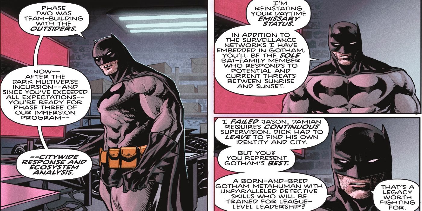 Batman Reveals The Secret System He Invented to Train New Heroes