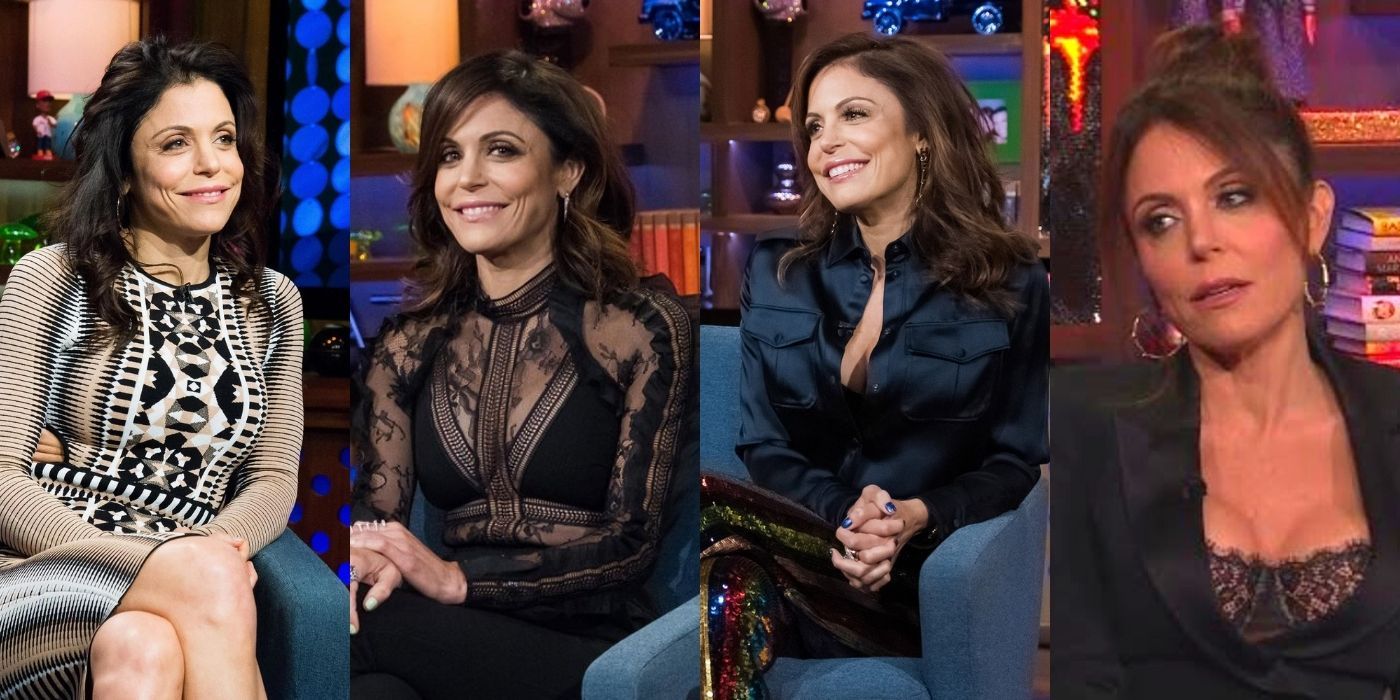 Bethenny Frankel on different episodes of WWHL throughout the years