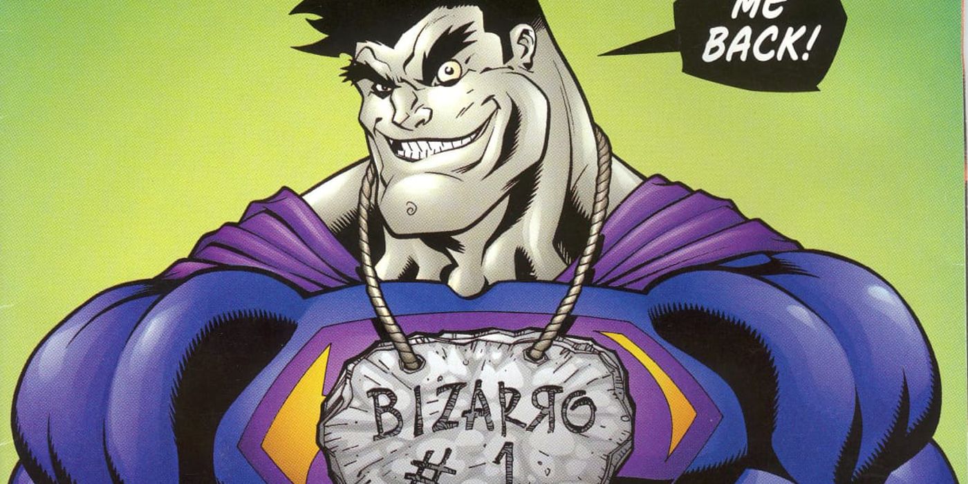 Bizarro on the cover of Action Comics.
