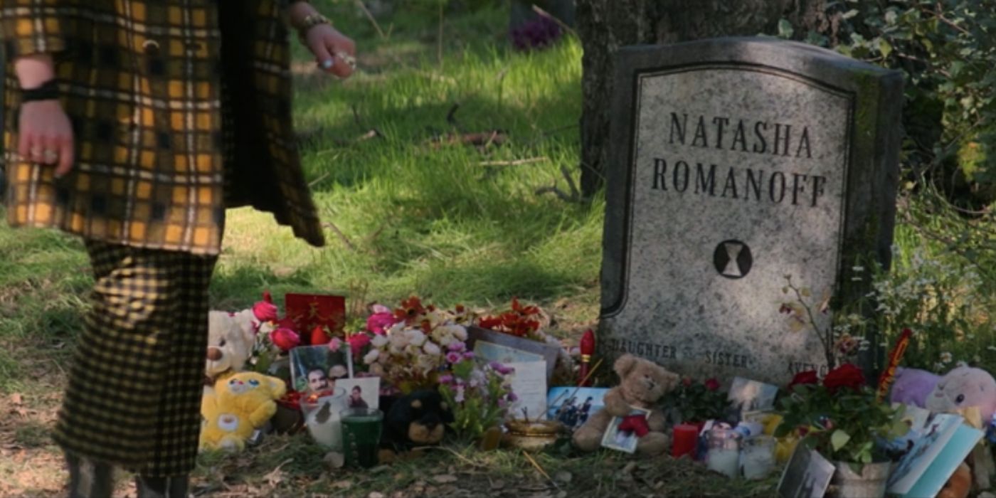 Black Widow Natasha Romanoff grave