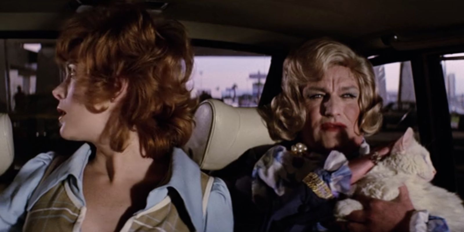 Blofeld in drag with Tiffany in Diamonds Are Forever