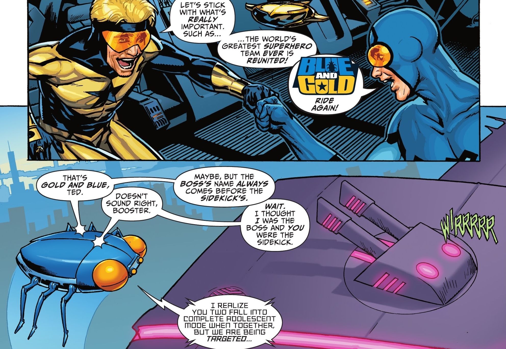 Booster Gold and Blue Beetle Reunite As DC’s Best Bromance