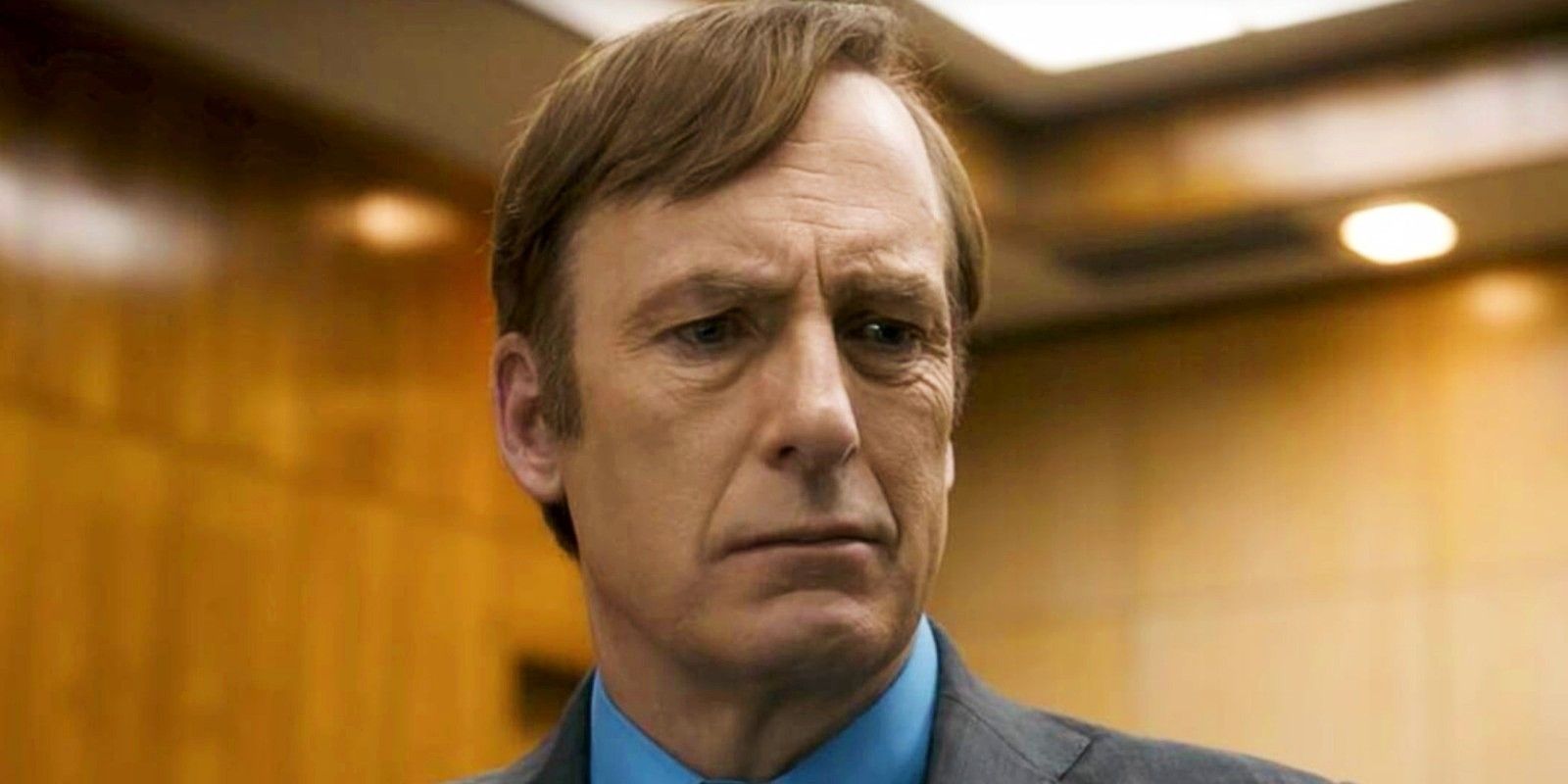 Jimmy looking sad in court in Better Call Saul