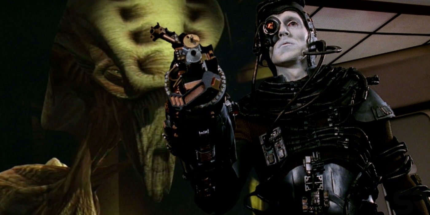 The Borg And Species 8472 From Star Trek