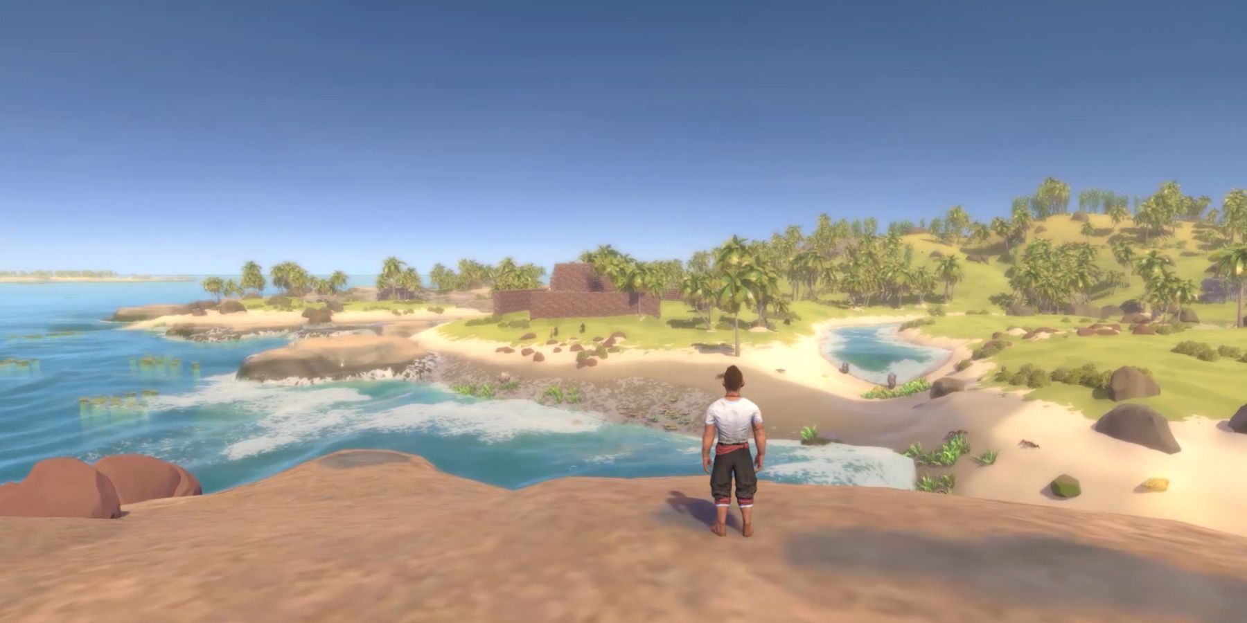 Player enjoying the scenery in Breakwaters