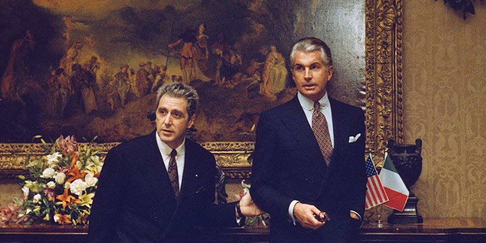 B.J. And Michael in the Vatican in The Godfather Part III