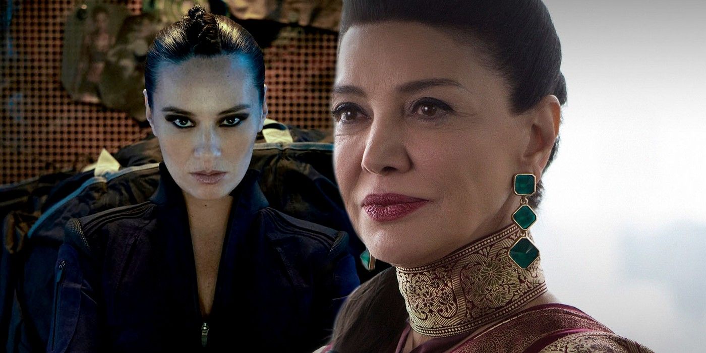 Cara Gee as Drummer and Shohreh Aghdashloo in The Expanse