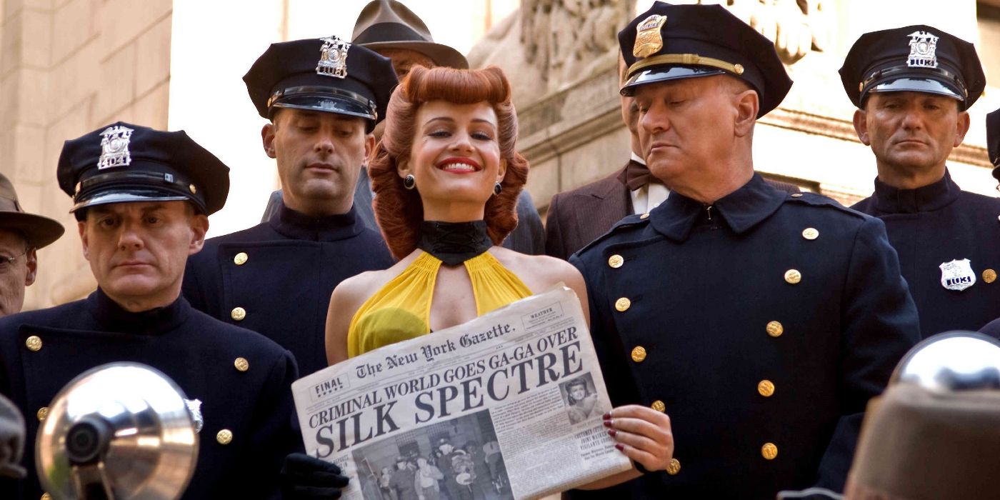 Carla Gugino as Silk Spectre in Watchmen
