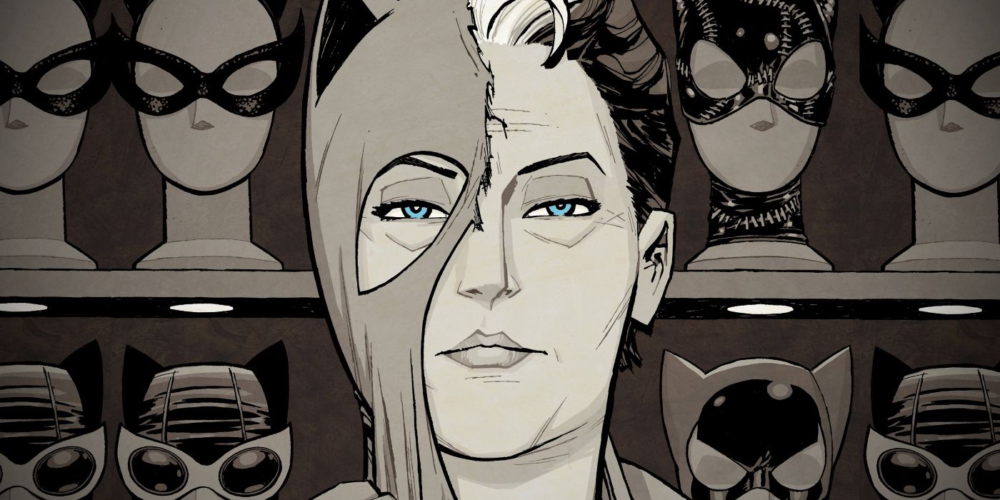 Catwoman dons a mask in Lonely City comic book.