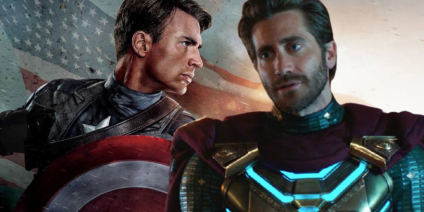 Chris Evans Captain America and Jake Gyllenhaal
