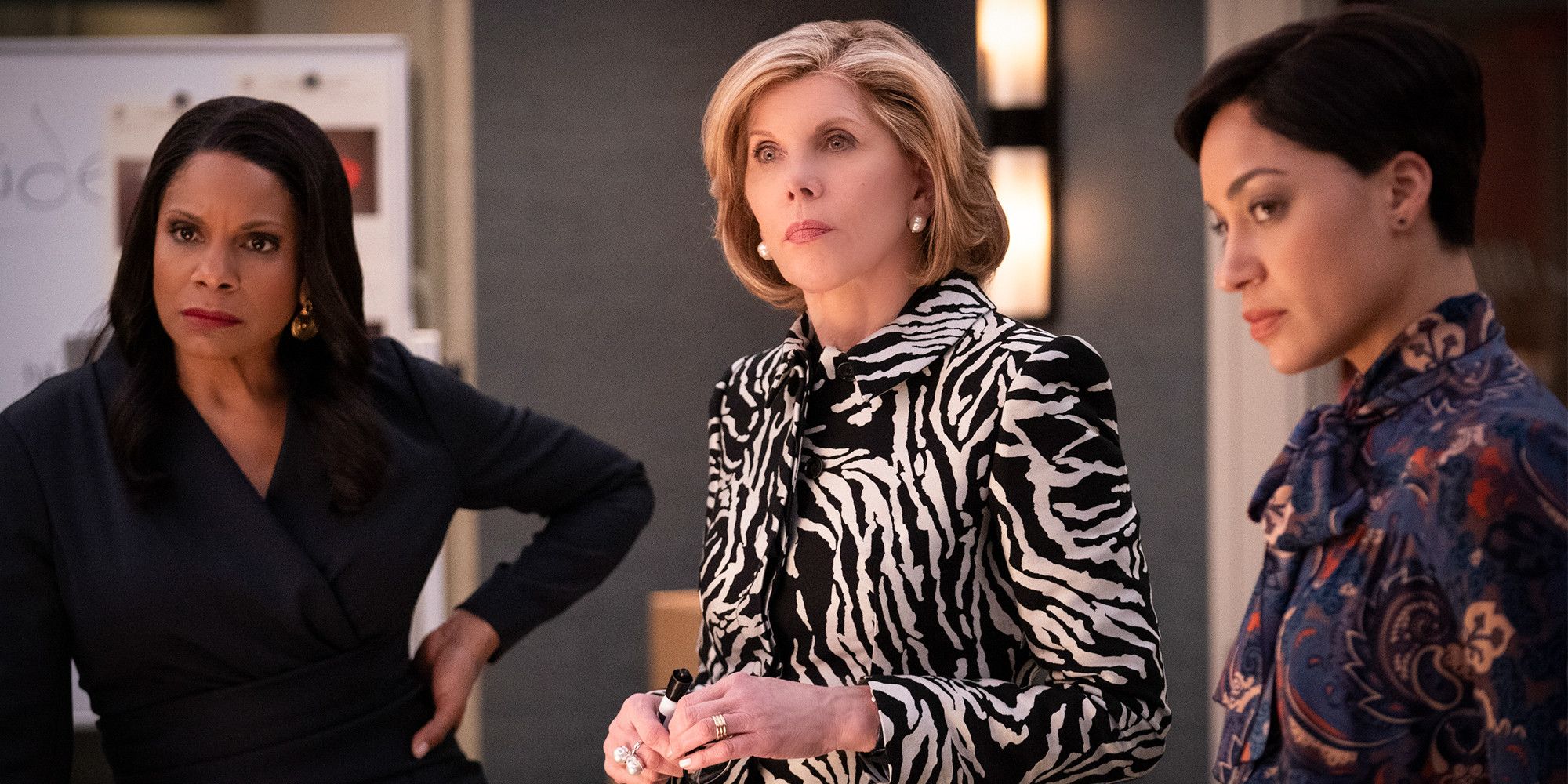 Diane Lockhart and her associates in the office in The Good Fight