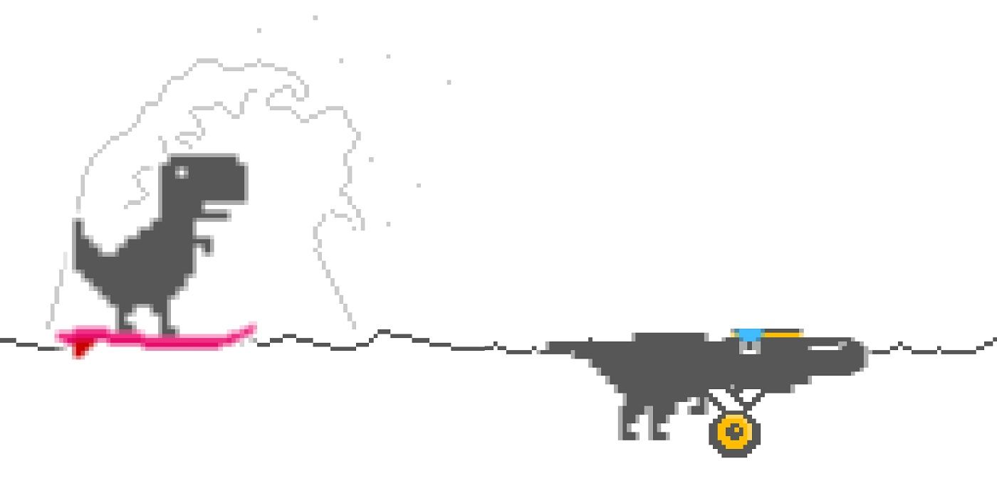 Look What I Found; Chrome's Dino Run