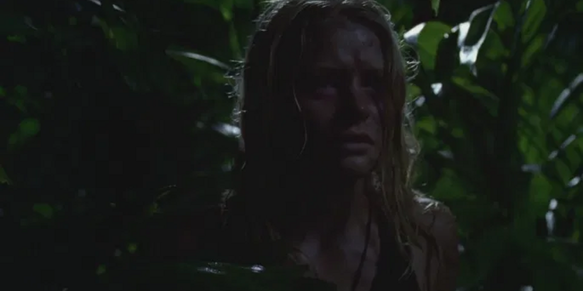 Claire comes out of the jungle in Lost