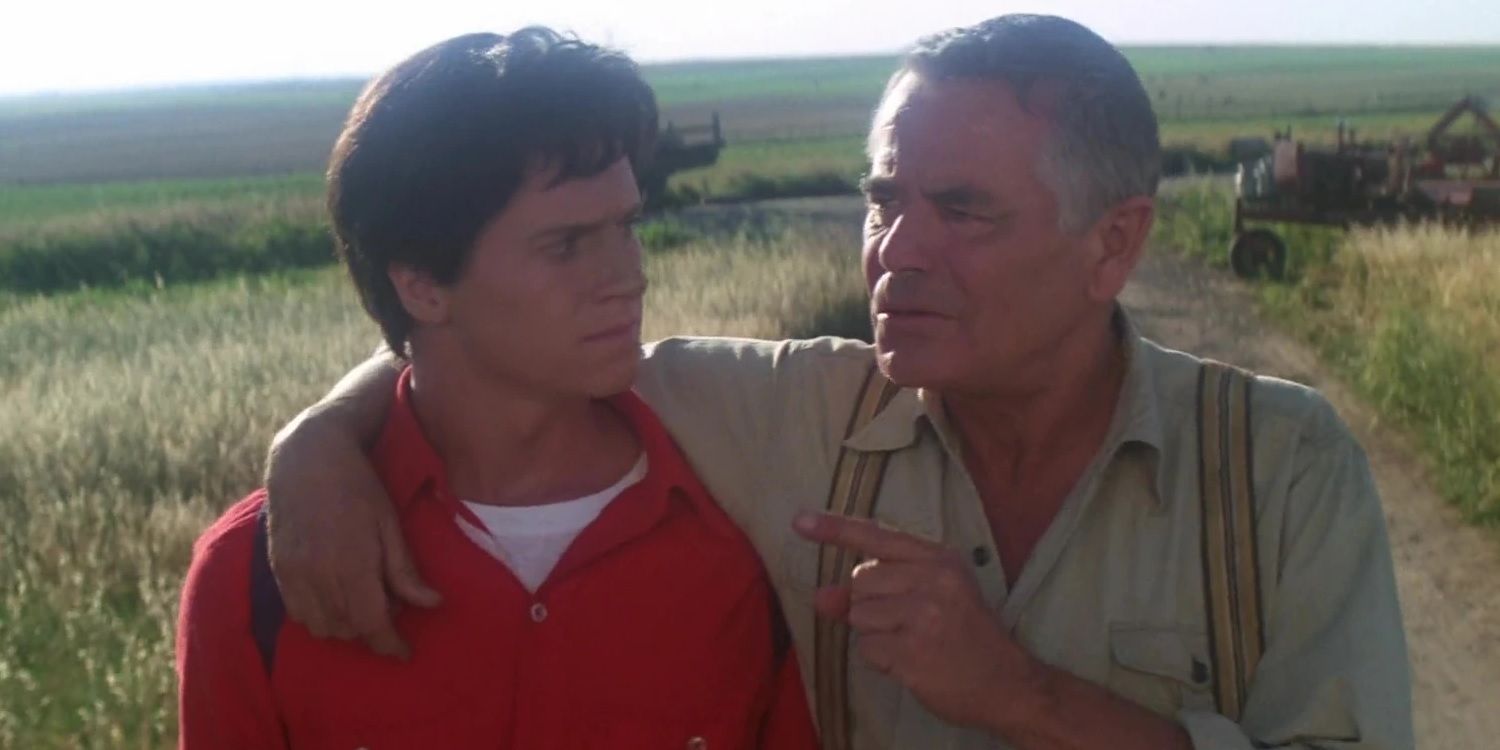Clark and Jonathan Kent in Superman The Movie