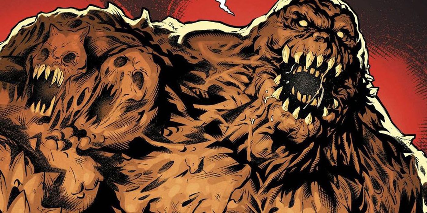 Clayface attacking in Rebirth.