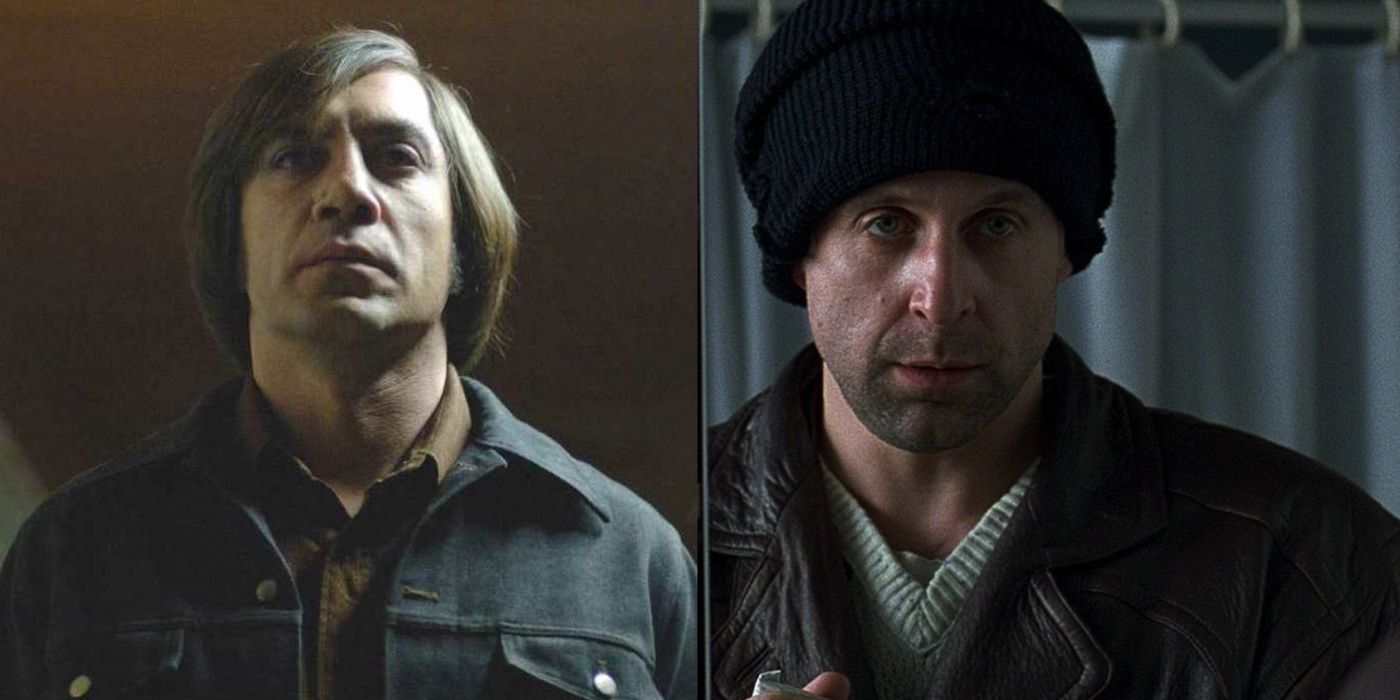 Anton Chigurh from No Country For Old Men and Gaear Grimsrud from Fargo.