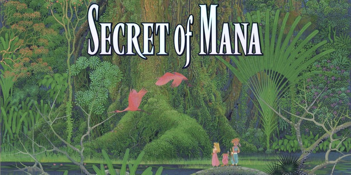 Secret of Mana's iconic promotional artwork.