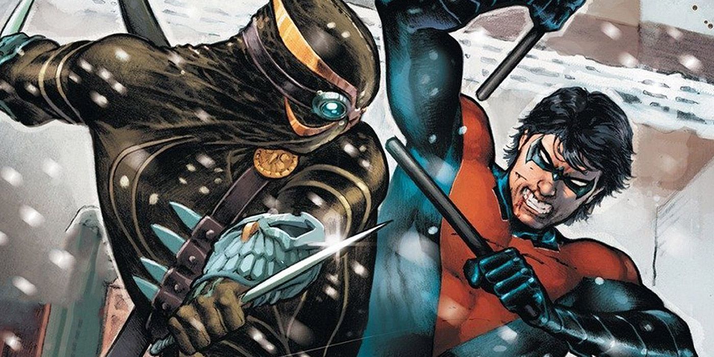 William Cobb battles Nightwing in the Batman comics