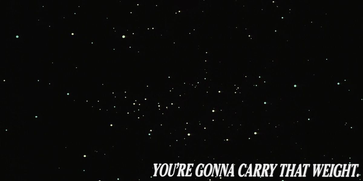 The final words to the viewer in Cowboy Bebop.