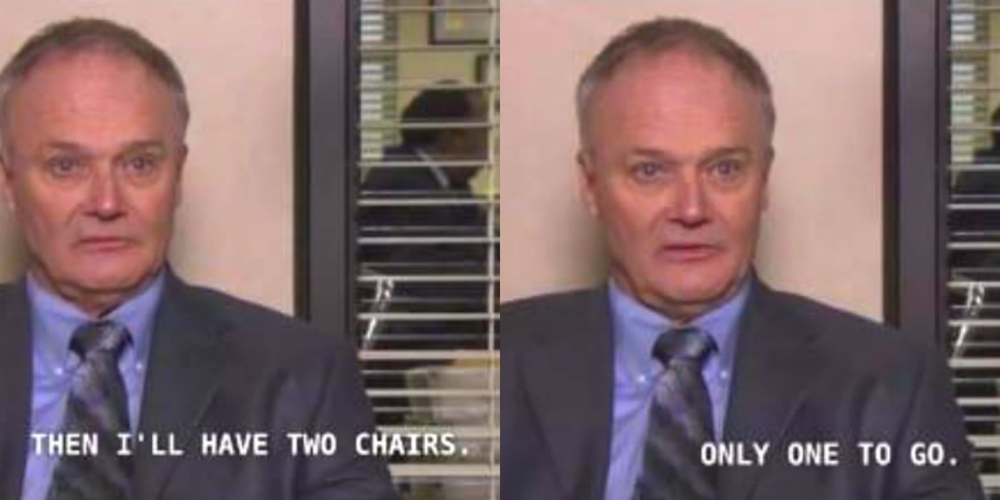 Creed needs three chairs on The Office