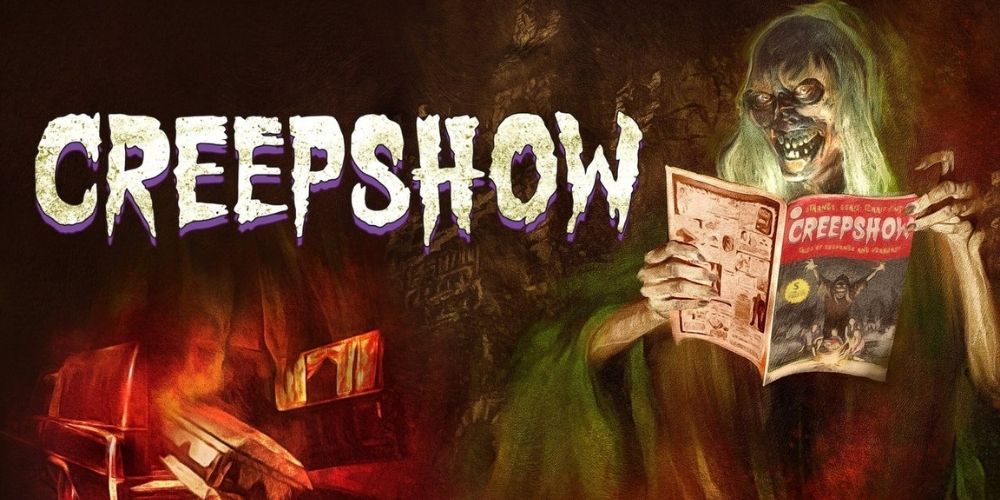 The Creepshow Ghoul reads his horrifying comics