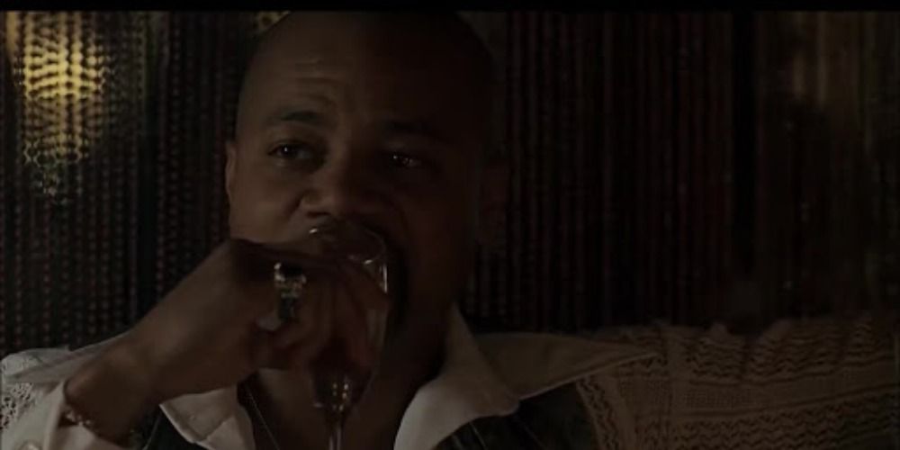 Cuba Gooding Jr. as Nicky in American Gangster in the bar