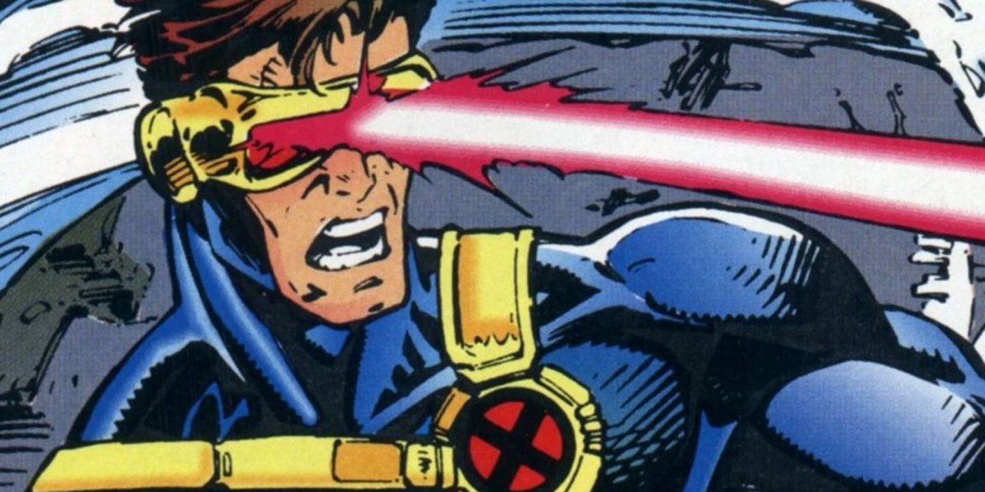Cyclops firing his beam in X Men