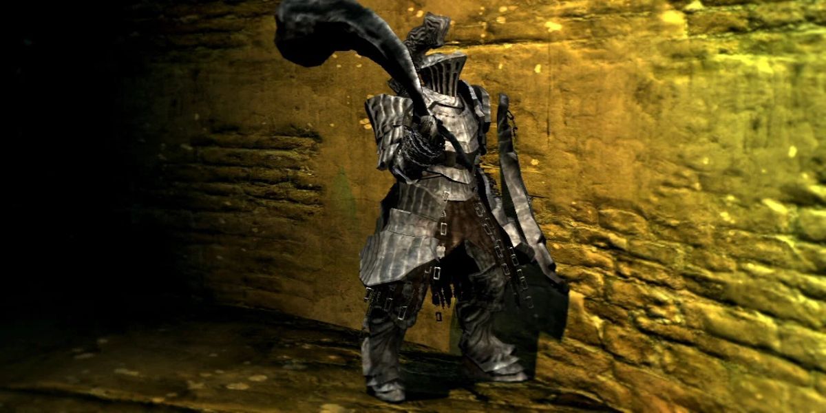 A fully equipped Havel set, with a weapon to match in Dark Souls 3