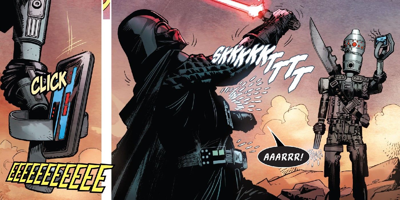 Darth Vader sliced star wars