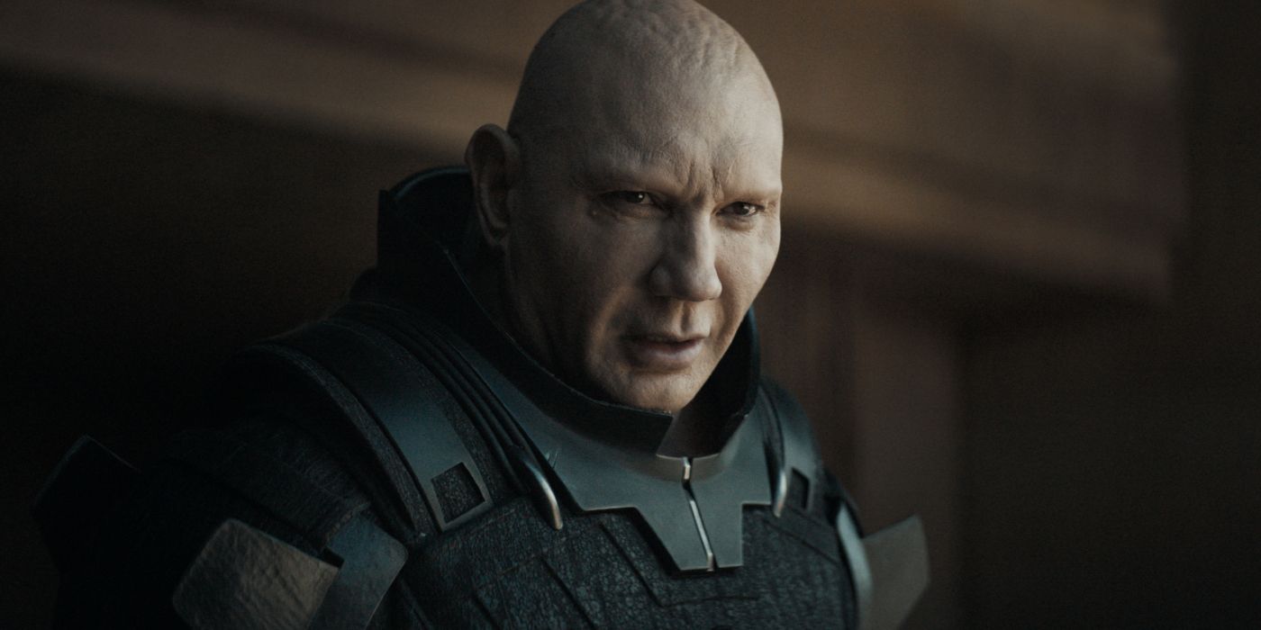 Dave Bautista como Besta Rabban em Duna