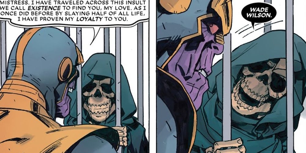 Death rejects Thanos in Marvel Comics