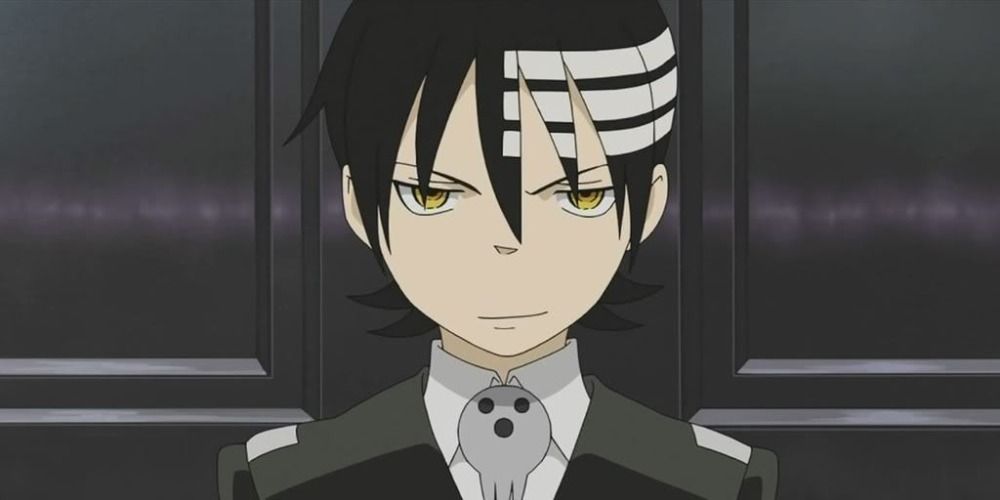 Death the Kid from Soul Eater smirking at the camera