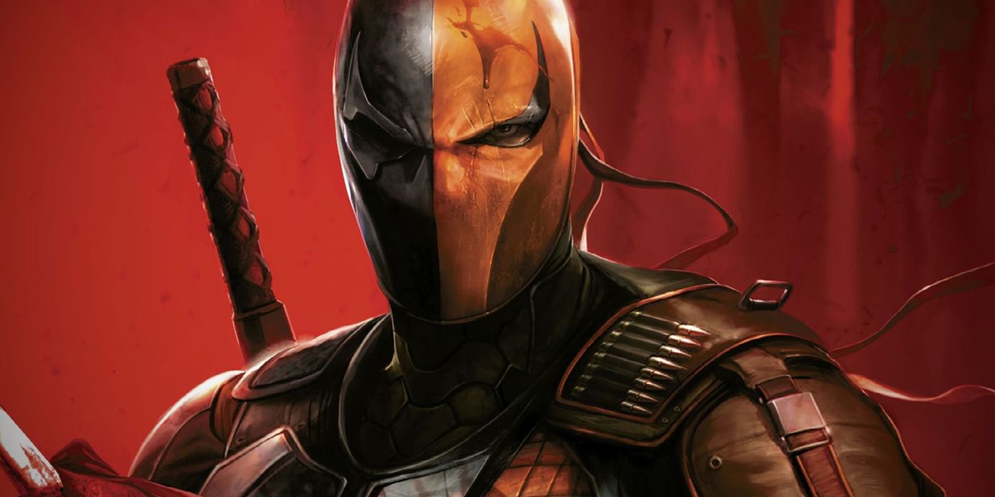 Deathstroke after a fight in DC Comics.