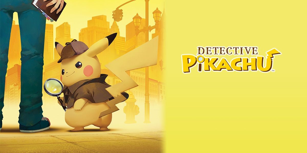 Detective Pikachu on the cover of the video game of the same name